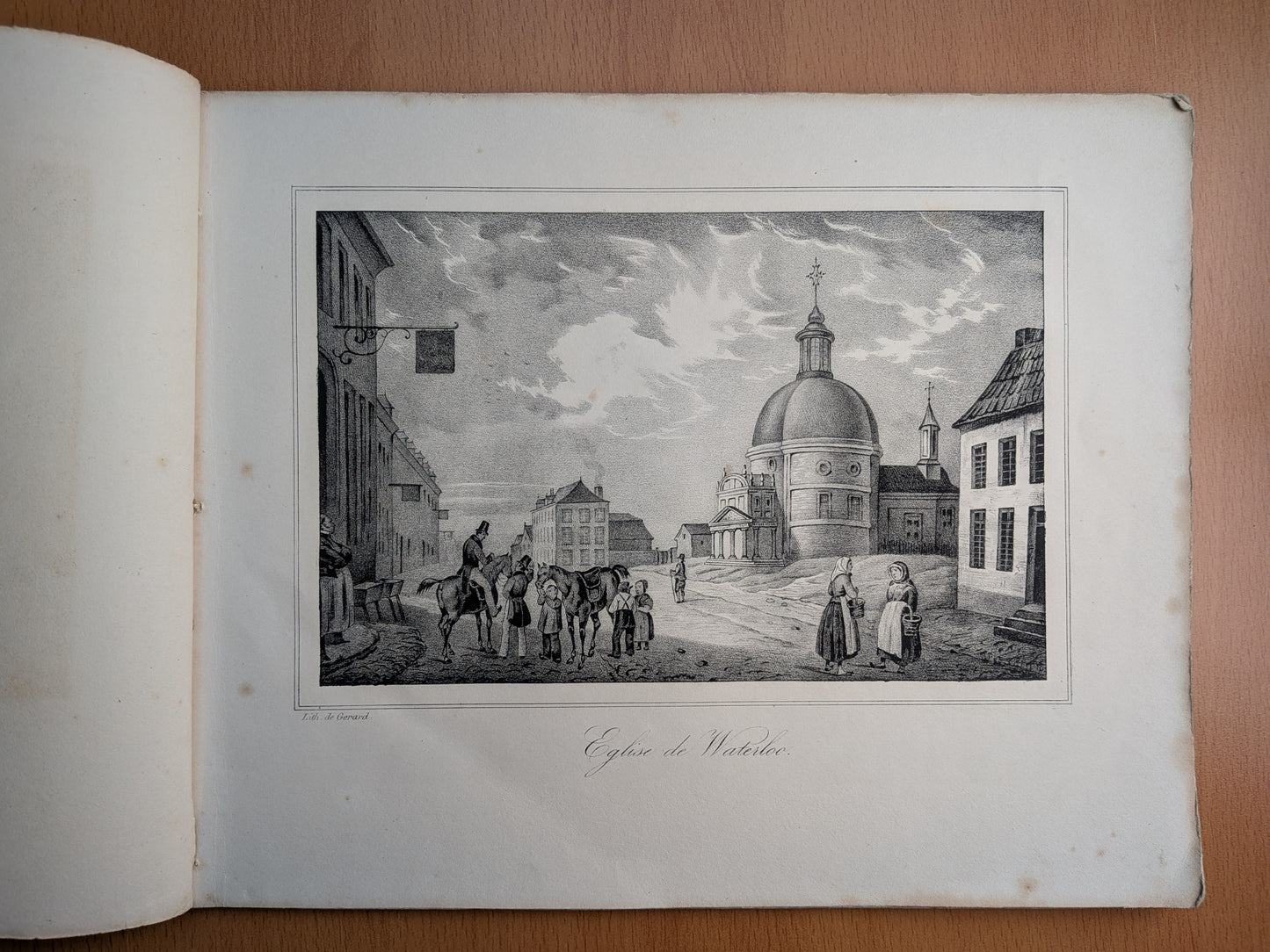 Collection de douze vues de Waterloo - Gérard - c 1840