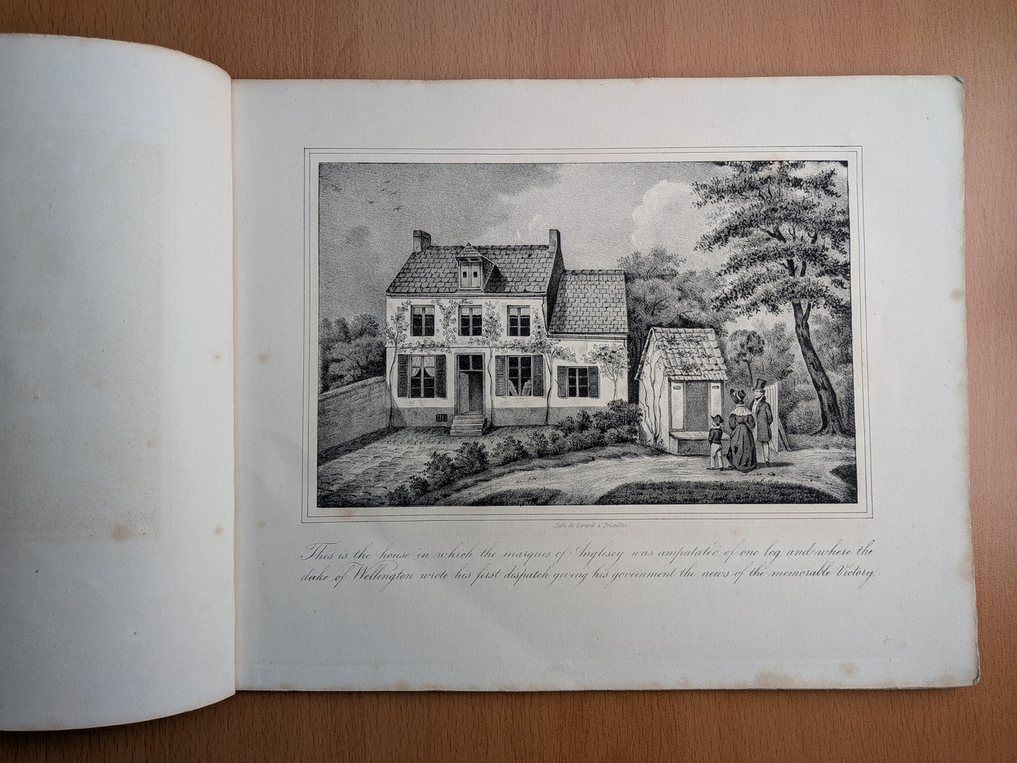 Collection de douze vues de Waterloo - Gérard - c 1840