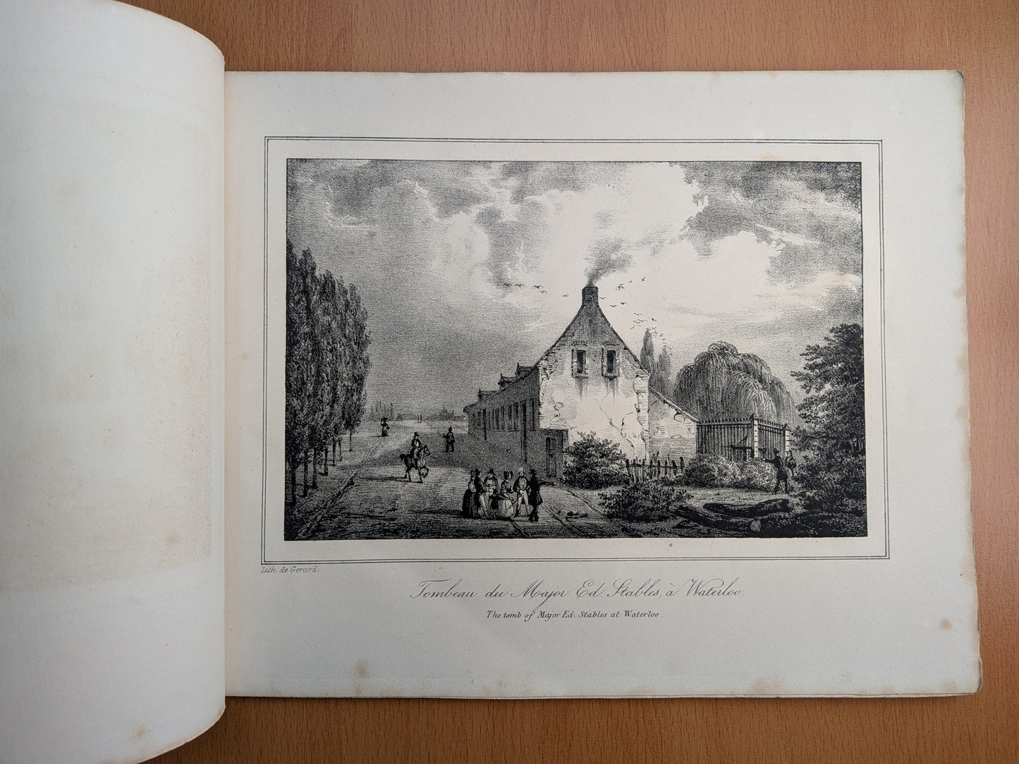 Collection de douze vues de Waterloo - Gérard - c 1840