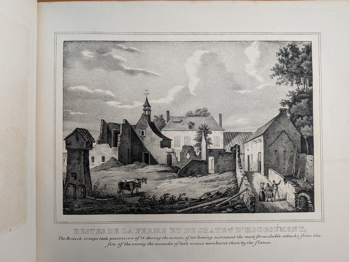 Collection de douze vues de Waterloo - Gérard - c 1840