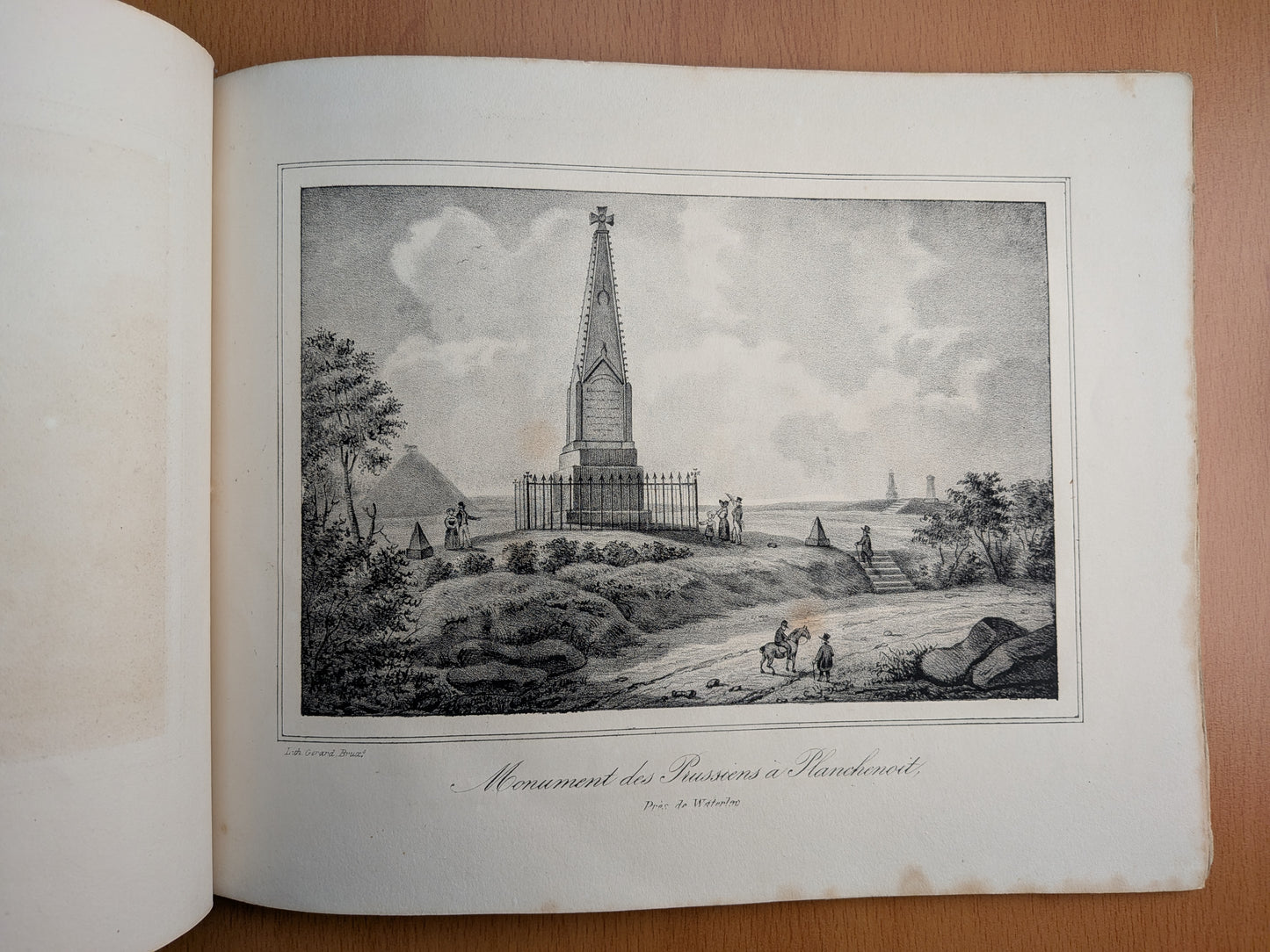 Collection de douze vues de Waterloo - Gérard - c 1840