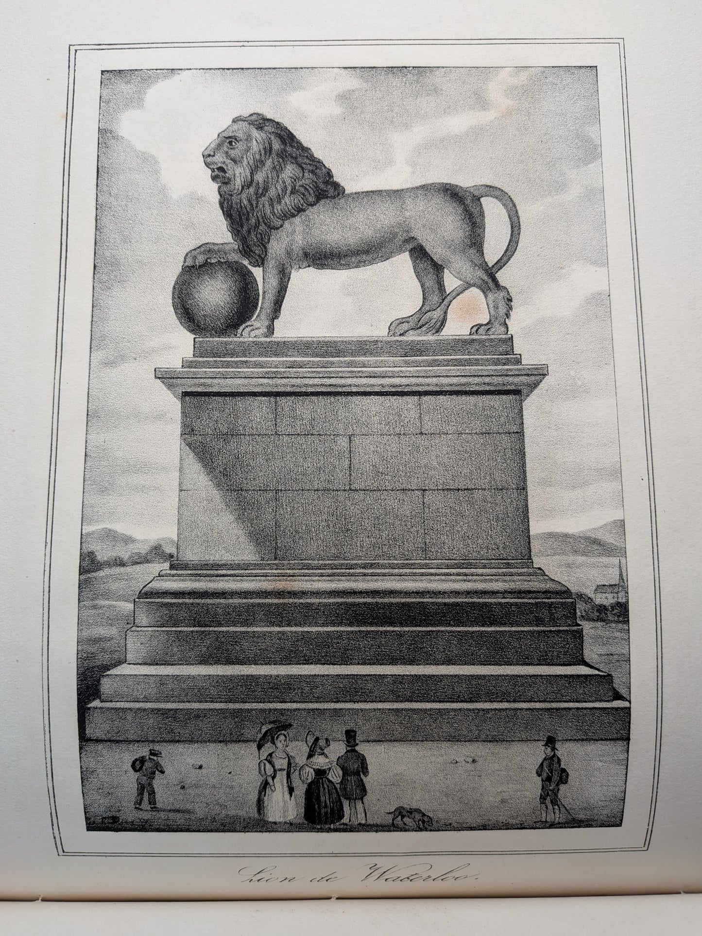 Collection de douze vues de Waterloo - Gérard - c 1840