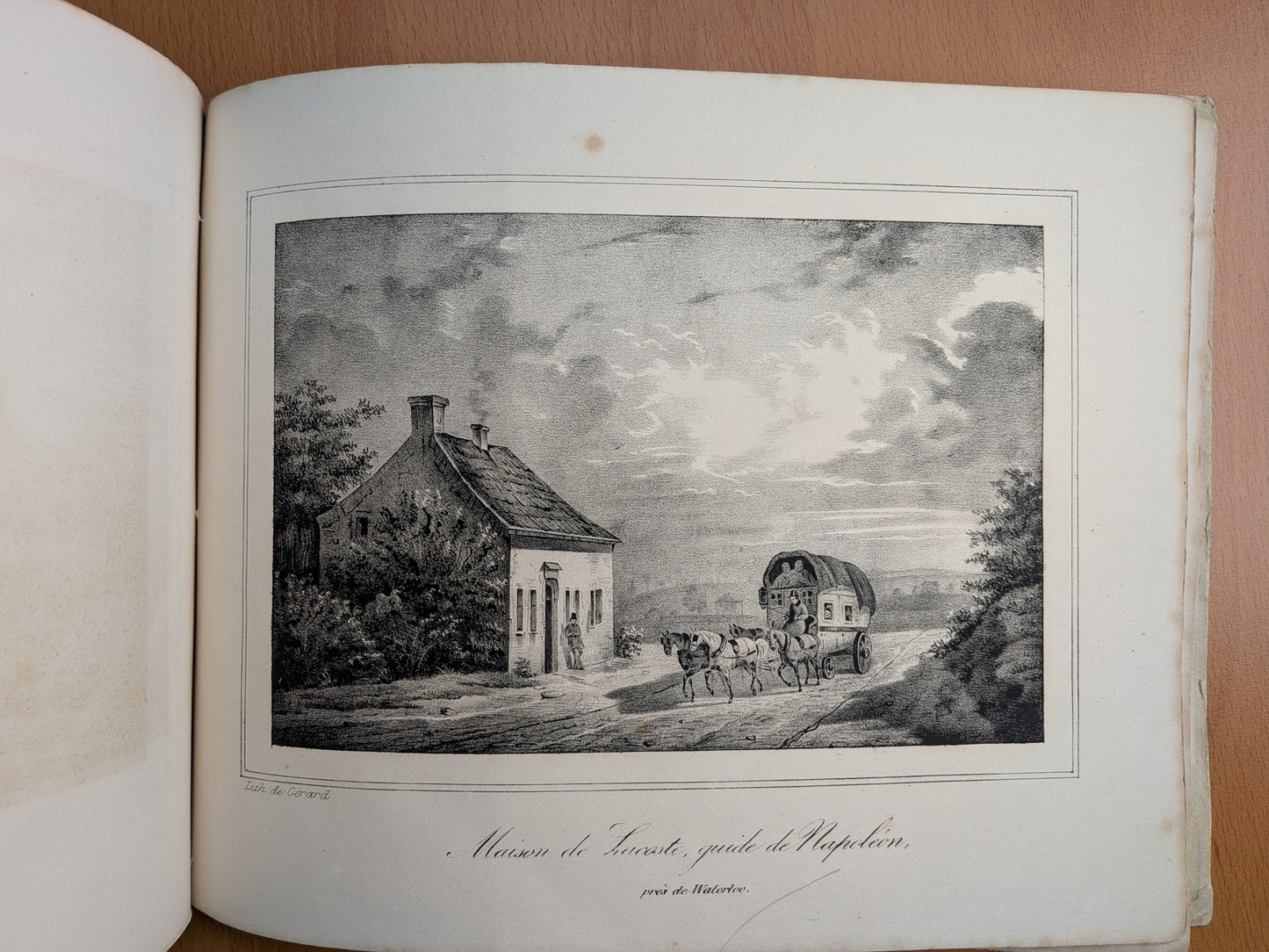 Collection de douze vues de Waterloo - Gérard - c 1840