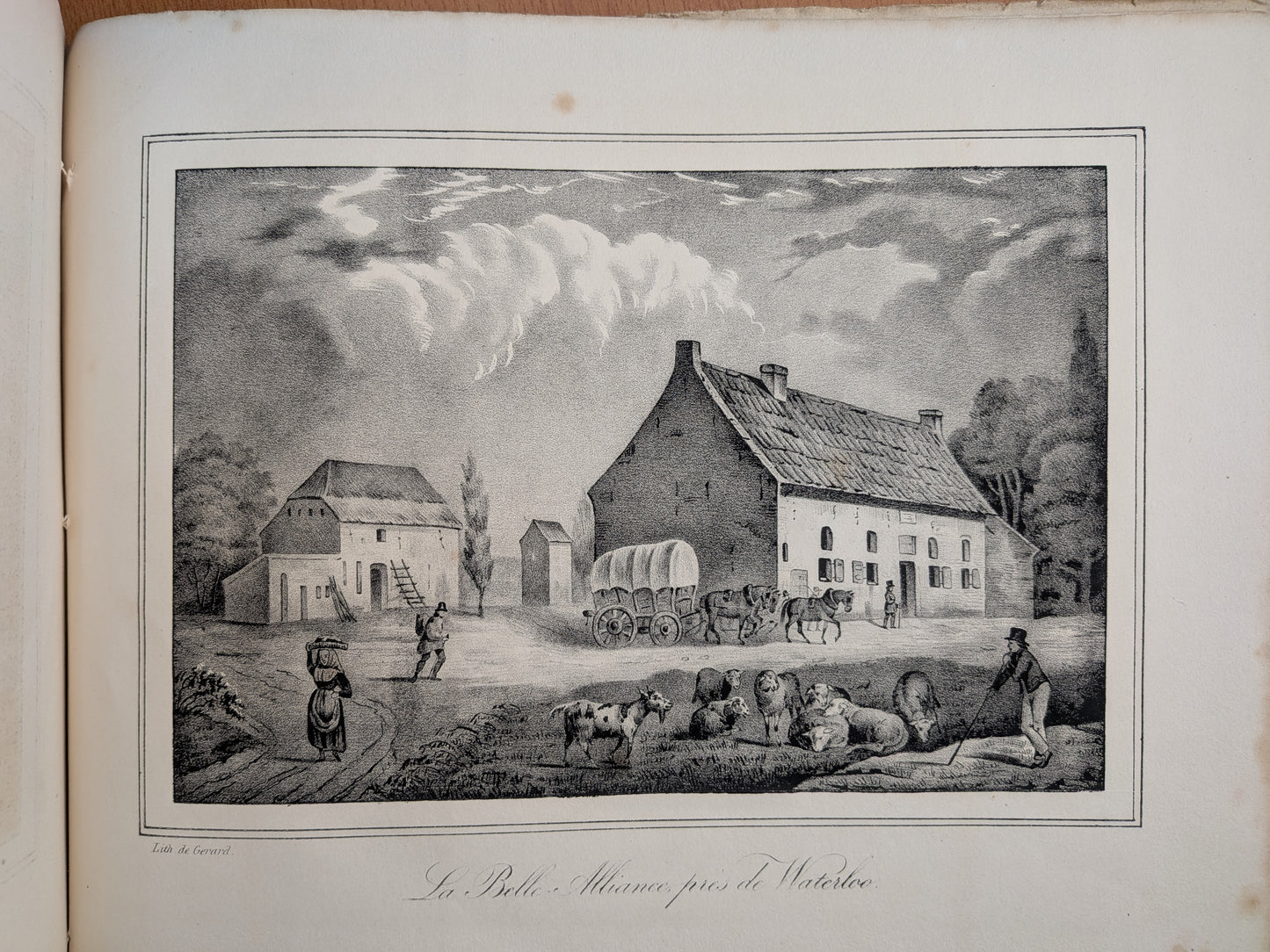 Collection de douze vues de Waterloo - Gérard - c 1840