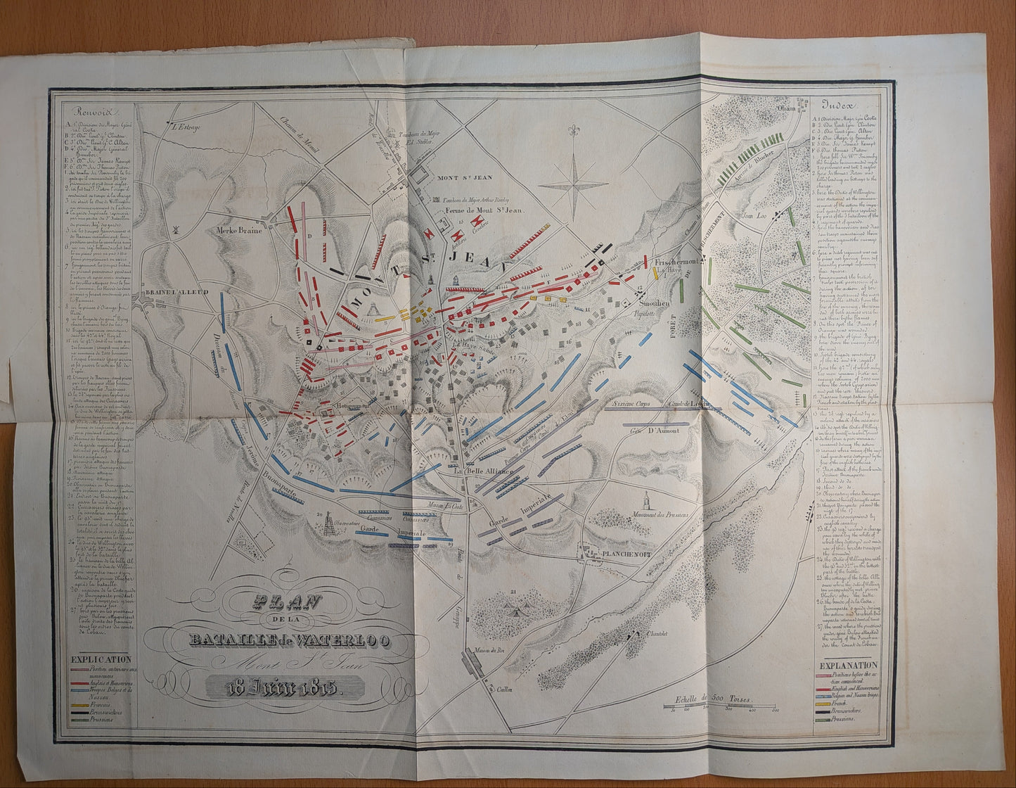 Collection de douze vues de Waterloo - Gérard - c 1840