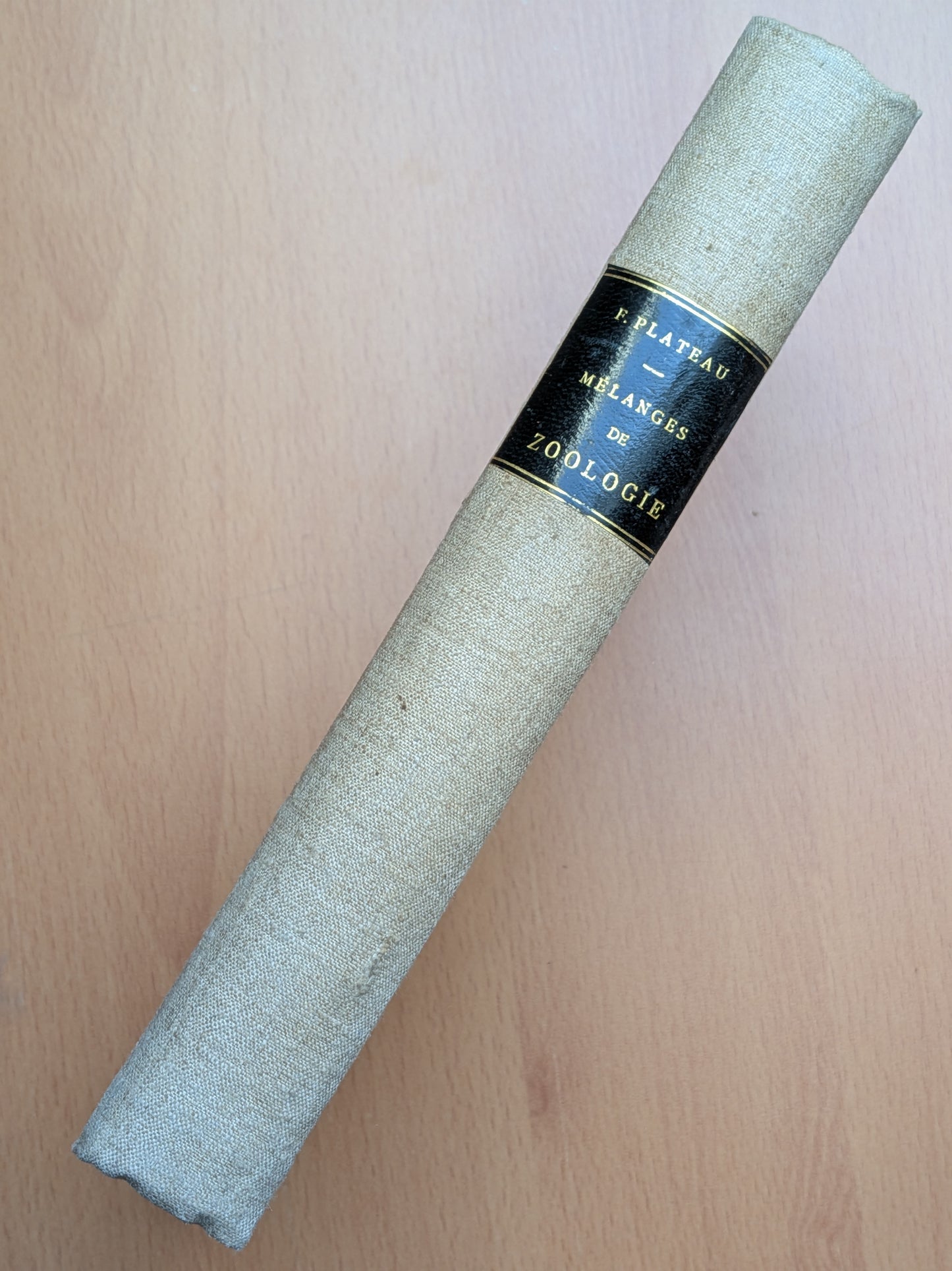 Mélanges de Zoologie - Félix Plateau - Tirés à part des bulletins de l'Académie royales des sciences, des lettres et des Beaux-arts de Belgique - 1870-1880