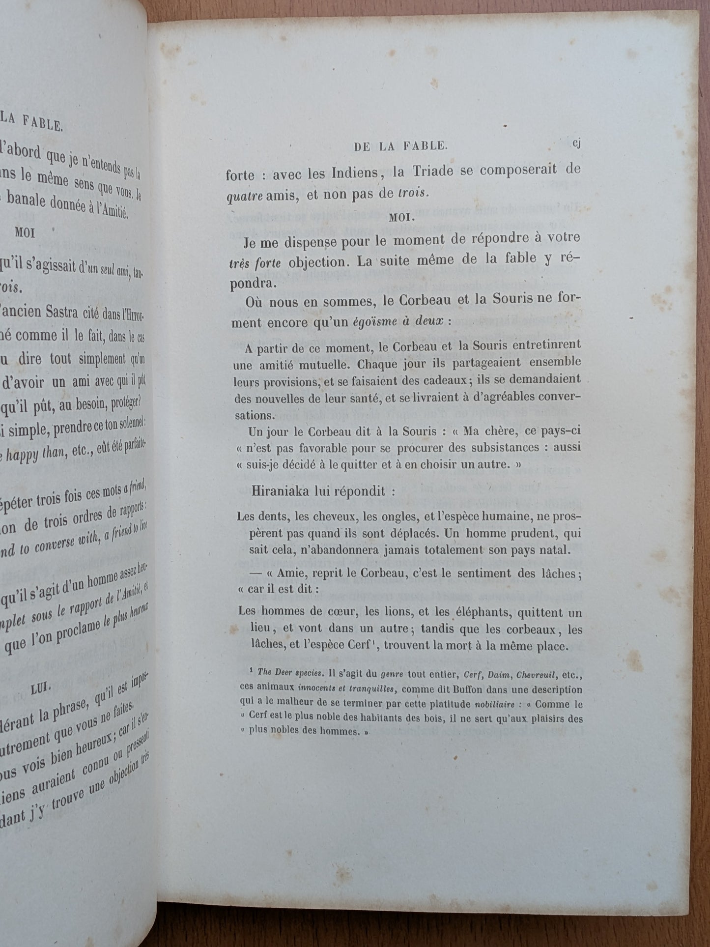 Fables de Pierre Lachambeaudie - 3 fables autographes manuscrites - 1851