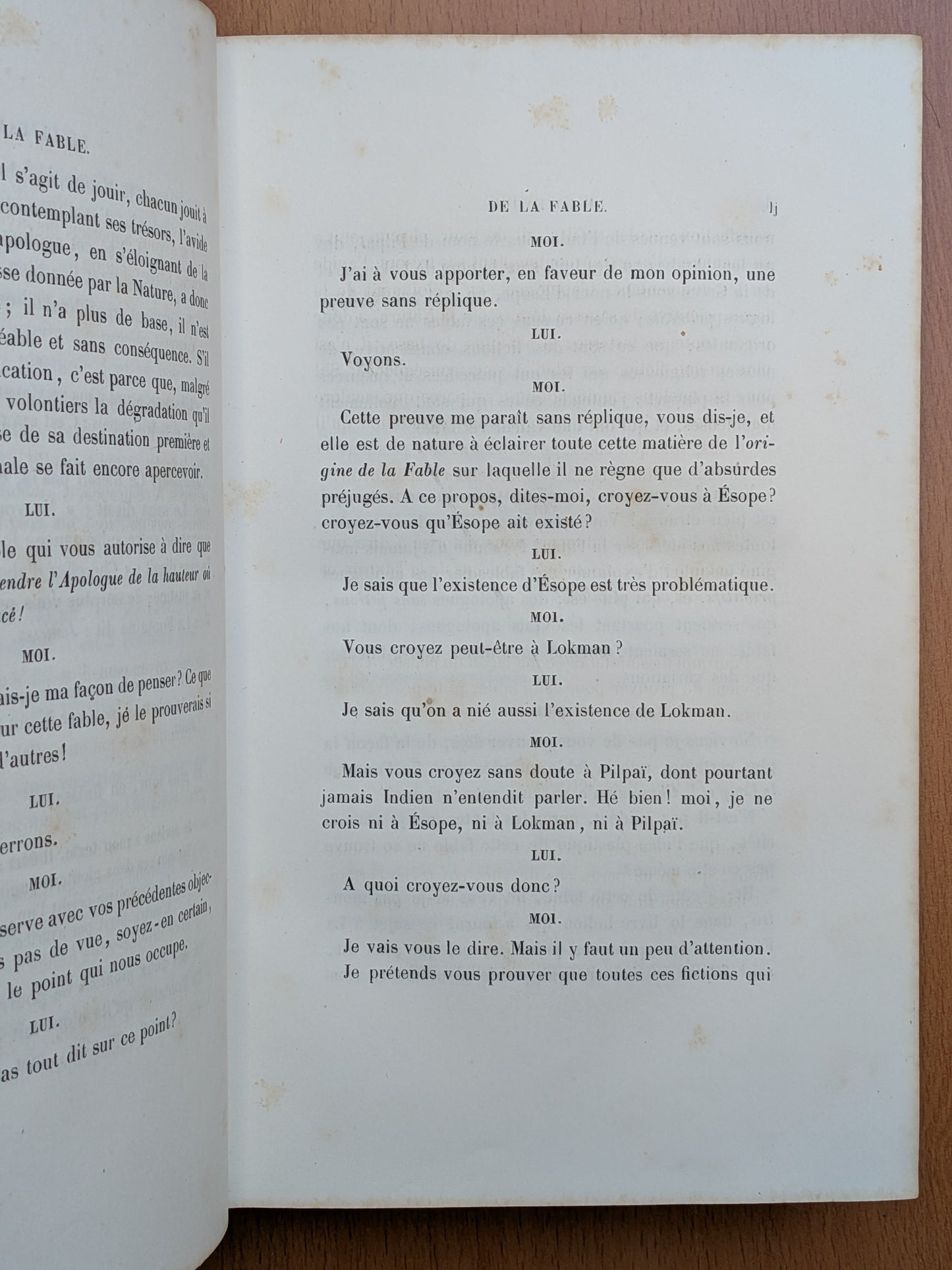 Fables de Pierre Lachambeaudie - 3 fables autographes manuscrites - 1851