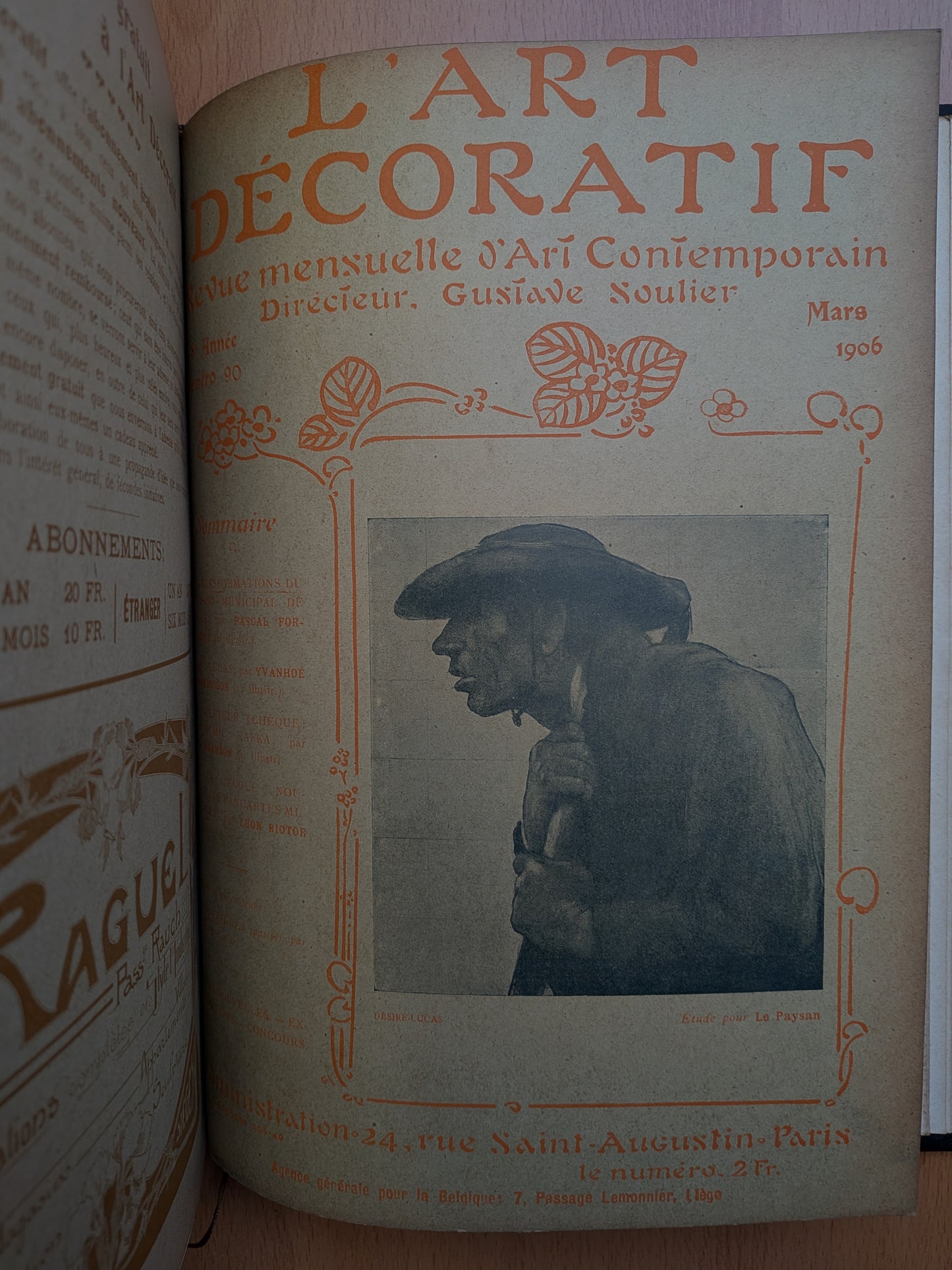 L'Art Décoratif - Année 1906 complète - 12 numéros - Gustave Soulier