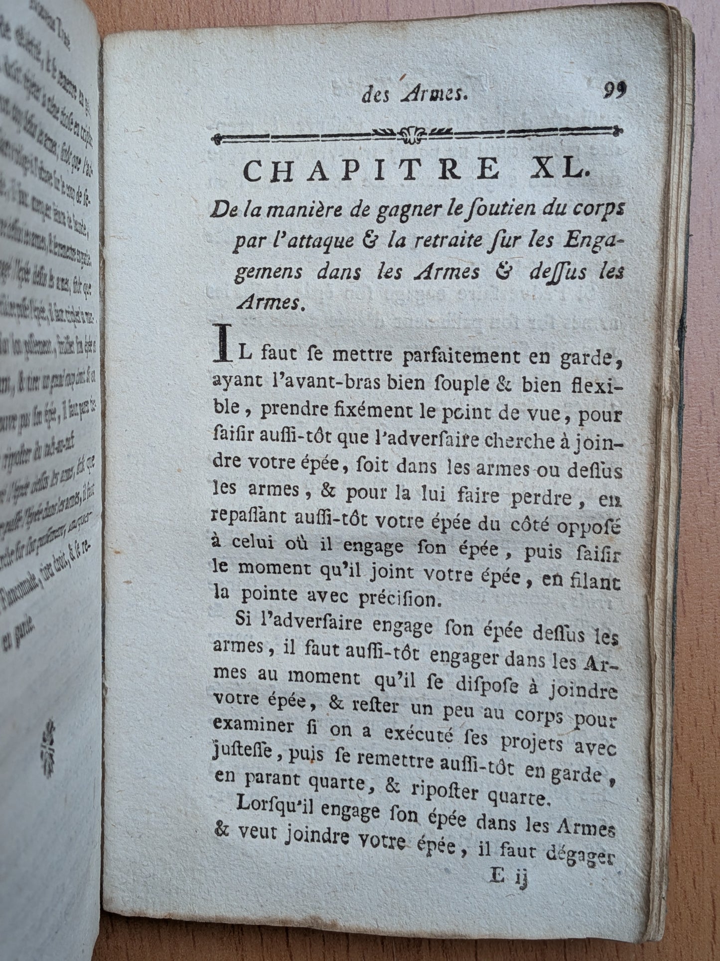 Nouveau Traité de l'art des Armes dans lequel on établit les principes certains de cet art, & où l'on enseigne les moyens les plus simples de les mettre en pratique