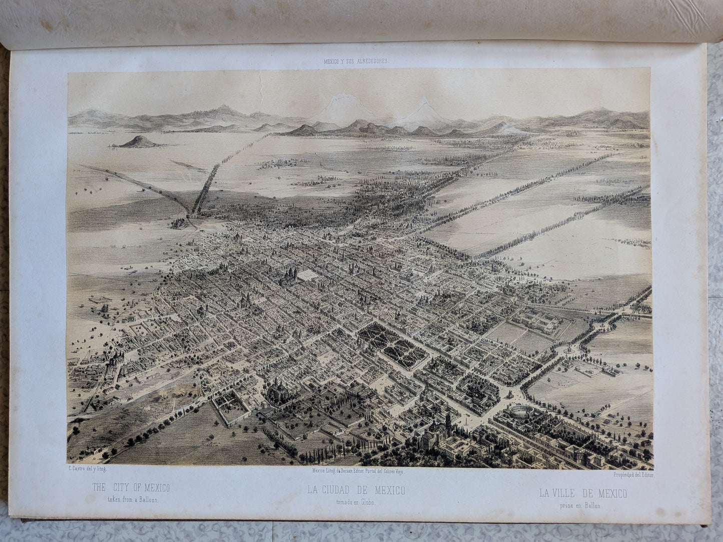 México y sus Alrededores - Colection de monumentos, trajes y paisajes Disbujados al natural y litografiados por los artistas mexicanos - 1864