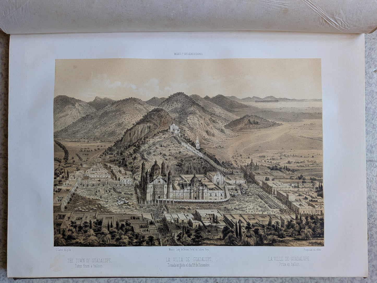 México y sus Alrededores - Colection de monumentos, trajes y paisajes Disbujados al natural y litografiados por los artistas mexicanos - 1864
