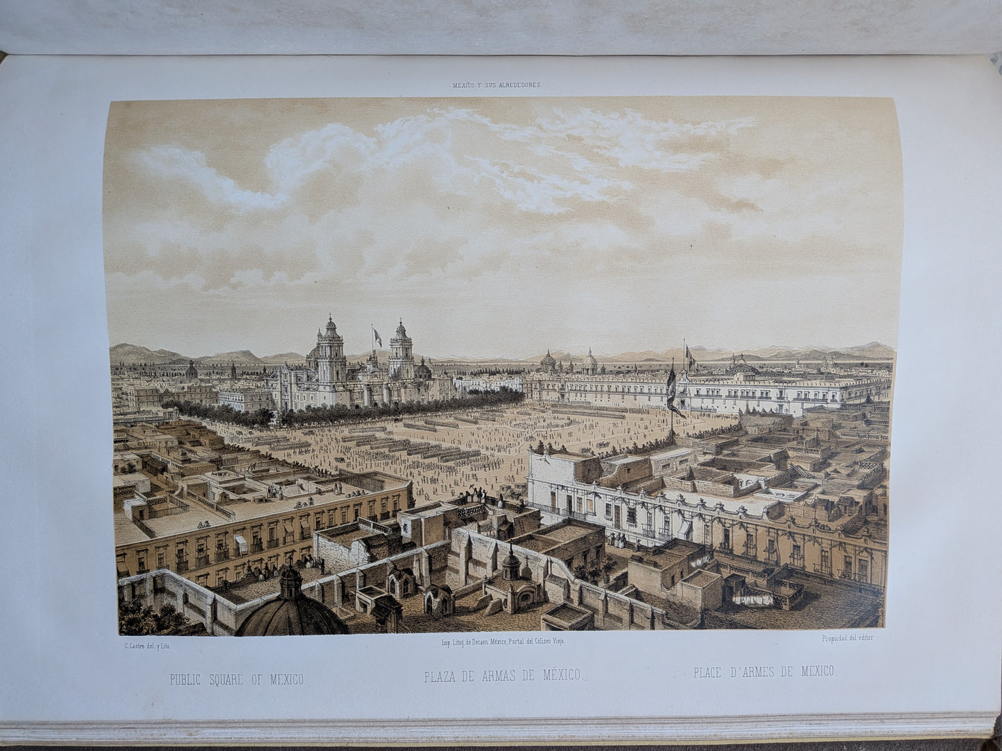 México y sus Alrededores - Colection de monumentos, trajes y paisajes Disbujados al natural y litografiados por los artistas mexicanos - 1864