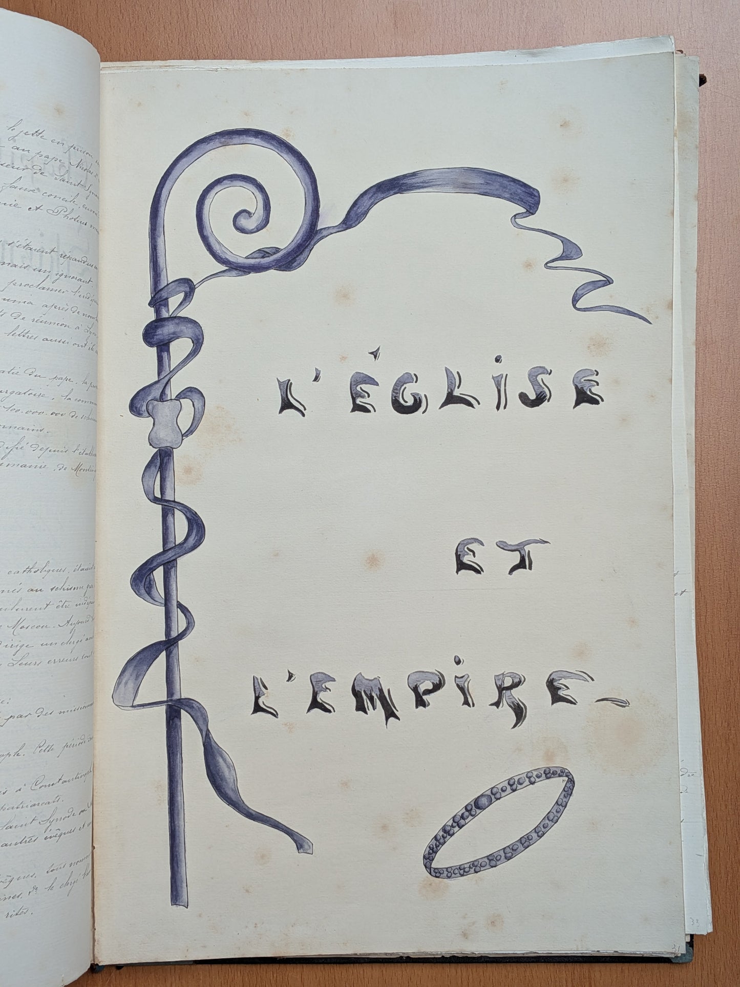 Manuscrit - Histoire de l'église - Notre Dame de Bonne Nouvelle Cathédrale de Nancy - 1909
