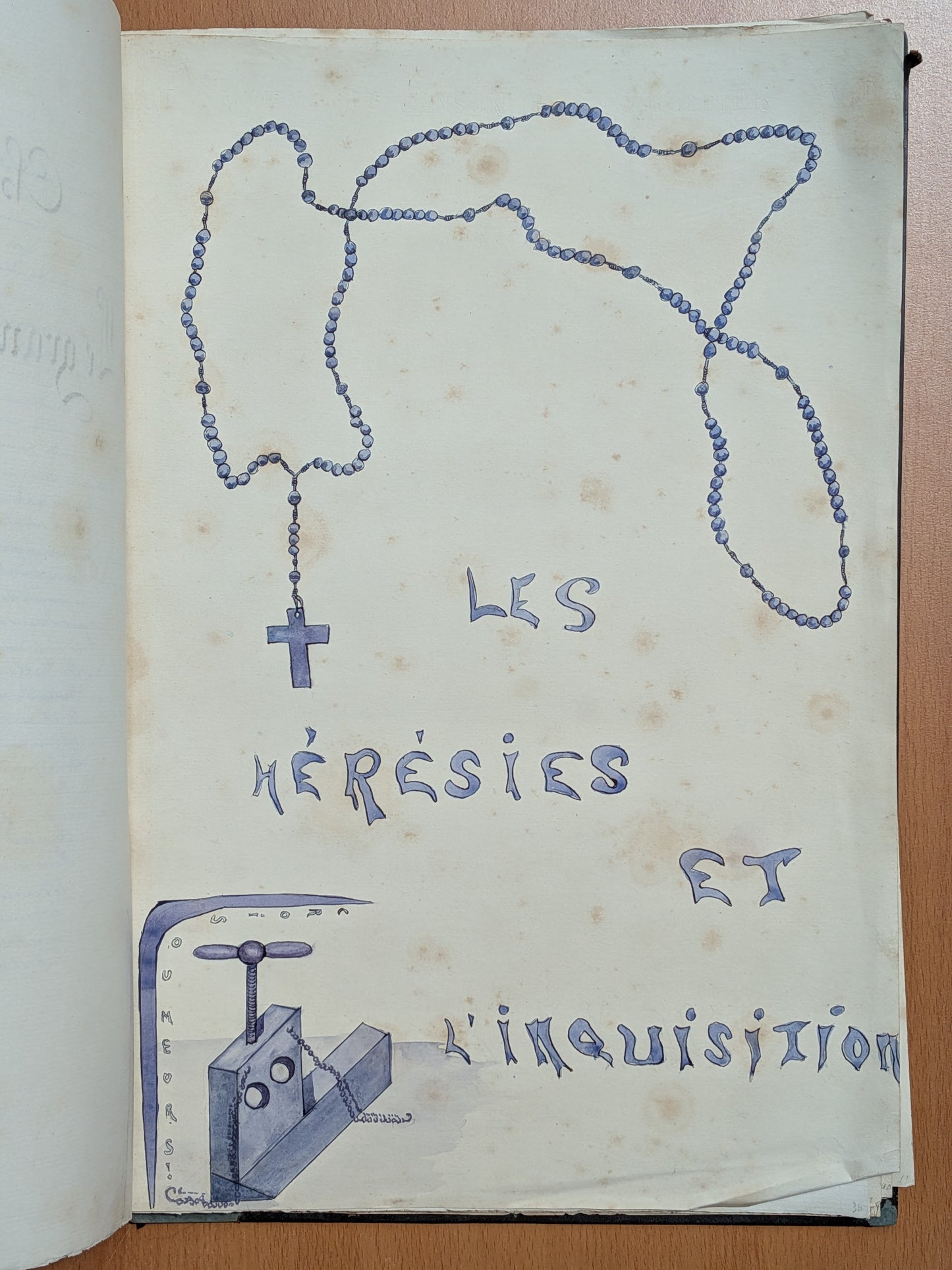 Manuscrit - Histoire de l'église - Notre Dame de Bonne Nouvelle Cathédrale de Nancy - 1909