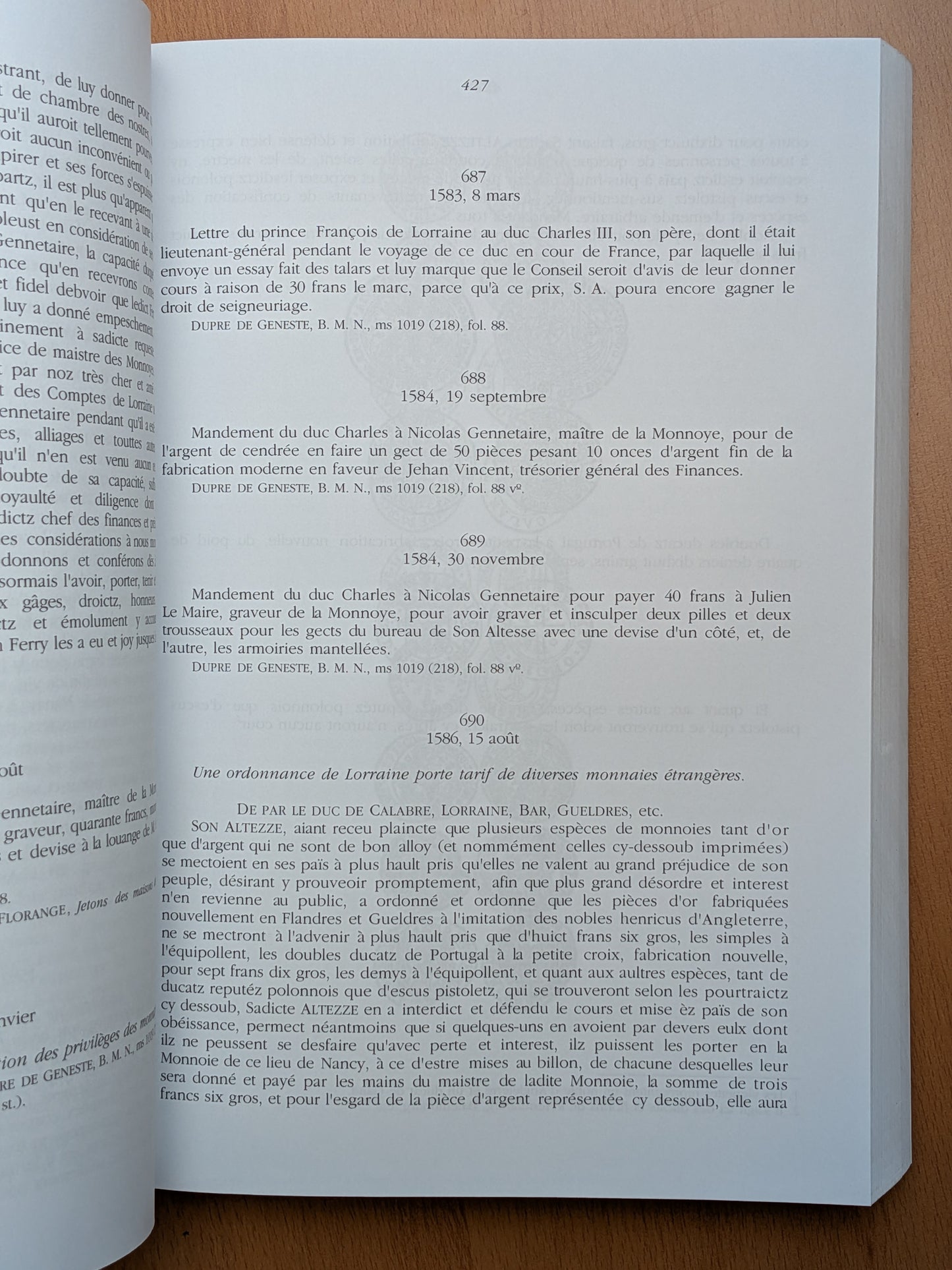 Histoire monétaire de la Lorraine et des trois évêchés - Dominique Flon - 2002
